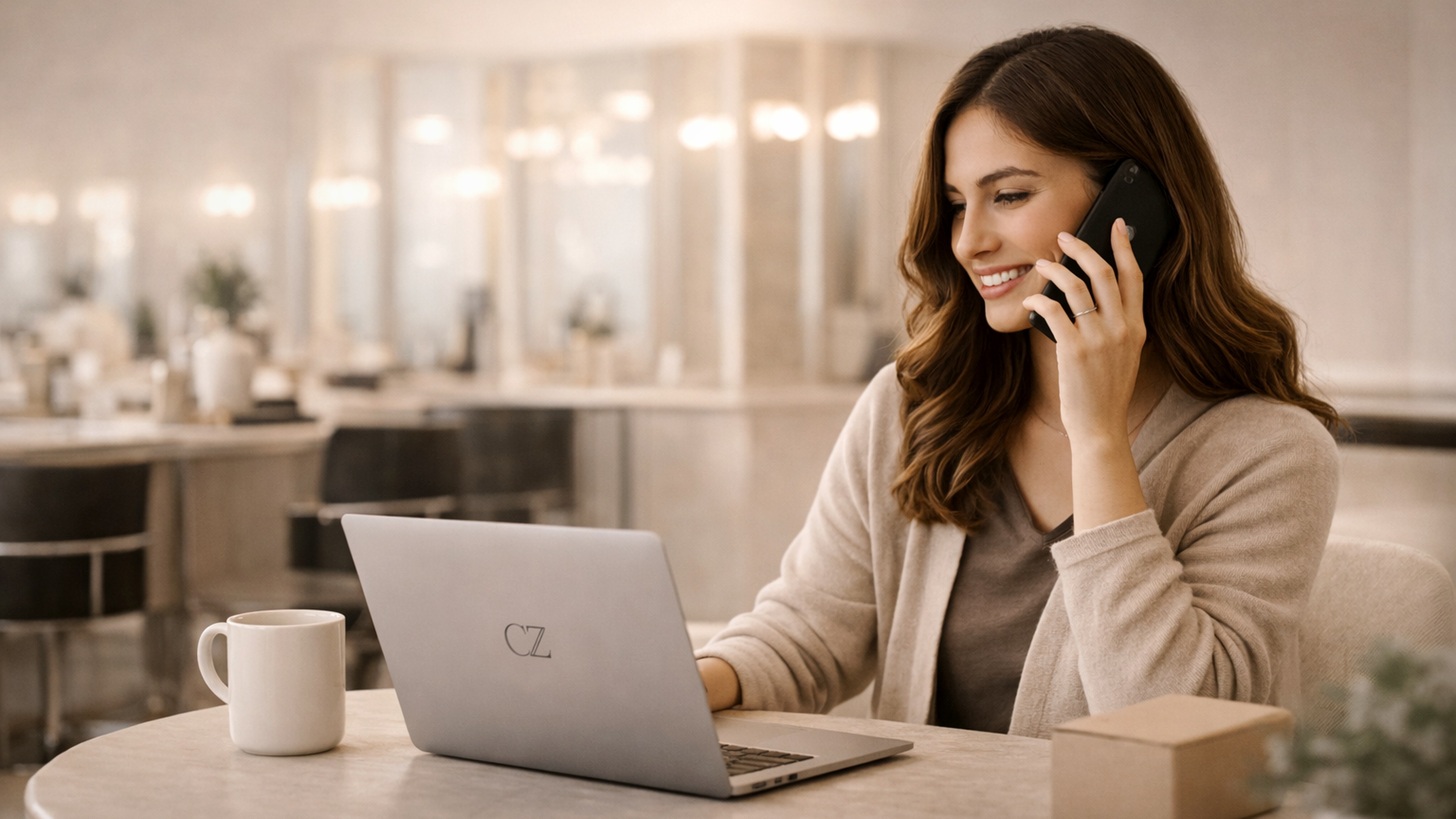 Premium support environment with laptop